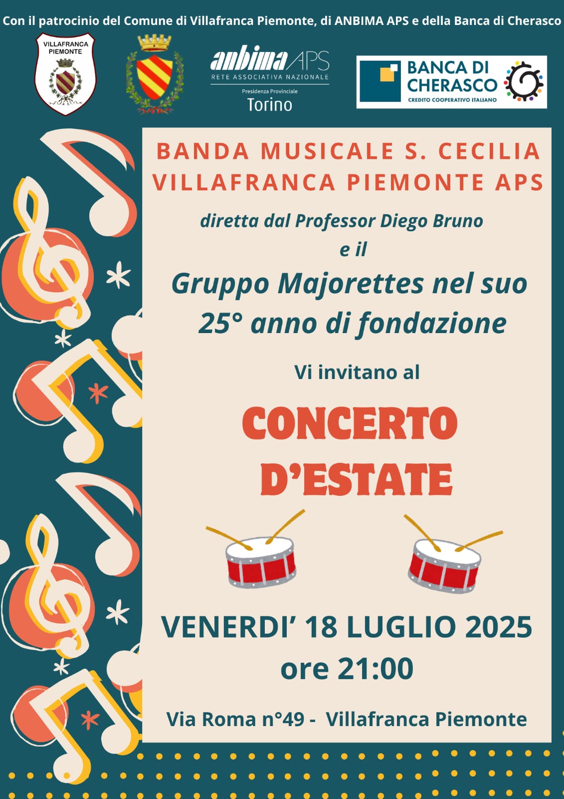 Concerto d'estate @ Villafranca Piemonte