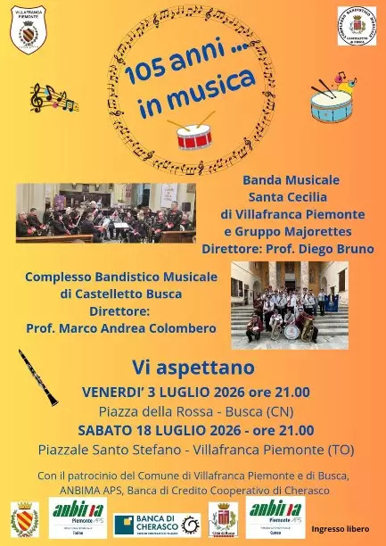Concerto d'estate @ Villafranca Piemonte